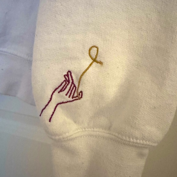 Embroidered Taylor Swift Folklore Crewneck - Picture 2 of 4